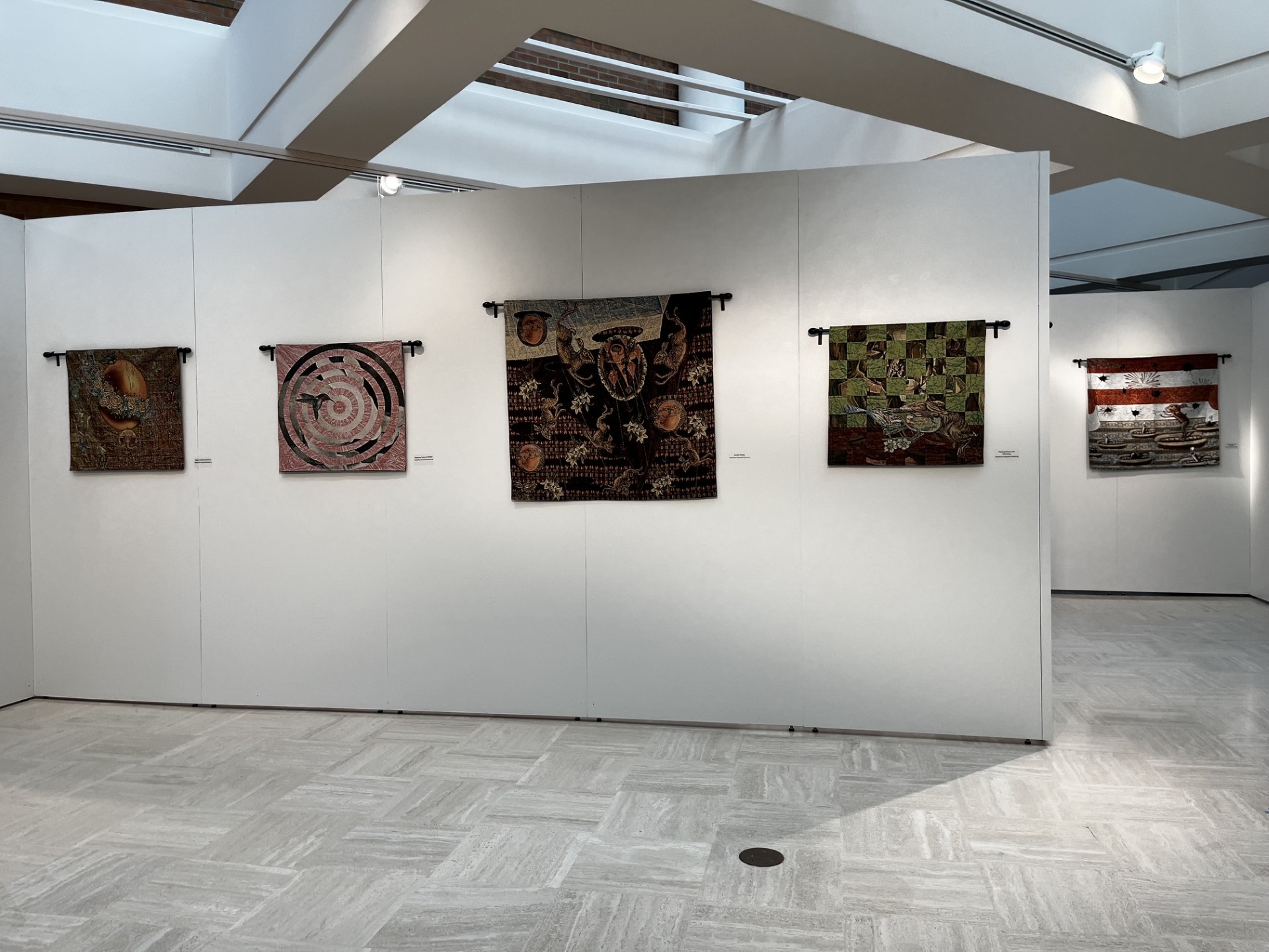 Deetz exhibition shot looking at inside wall that faces out